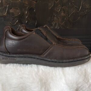 Skechers Men's Dark Brown Slip-On Loafers